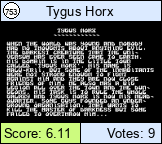 Tygus Horx