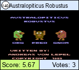 Australopiticus Robustus