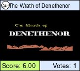 The Wrath of Denethenor