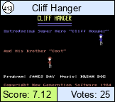 Cliff Hanger