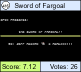 Sword of Fargoal