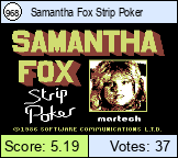 Samantha Fox Strip Poker